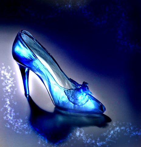 cinderella glass heels